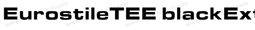 EurostileTEE blackExtended字体转换
